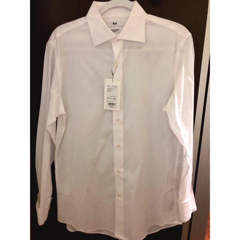 NWT Super Non Iron Men’s Uniqlo LS Shirt